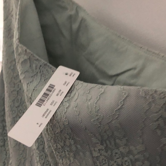 JCREW ONE SHOULDER METALLIC LACE DRESS- size 4 - Picture 3 of 4